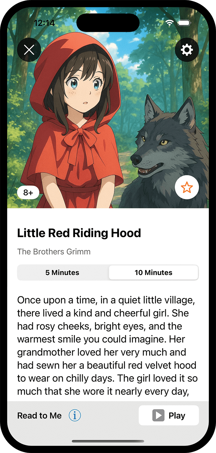 Cozy Scholar - Bedtime Stories - Little Red Riding Hood Story